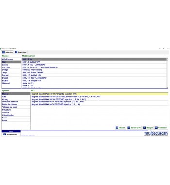 Logiciel Multiecuscan 5.0 -...