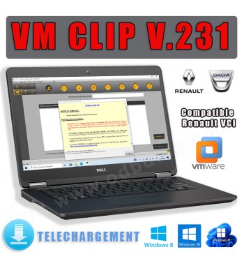 Logiciel Clip V231 (VMware)...