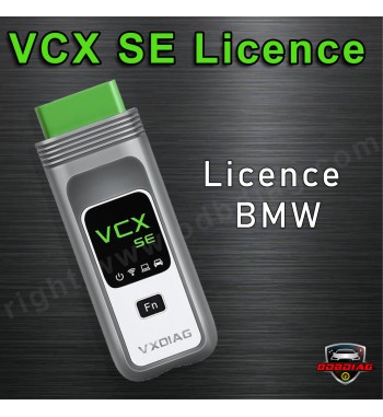 LICENCE VCX-SE BMW
