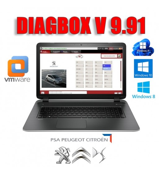 DiagBox V 9.91 (VM) - TELECHARGEMENT