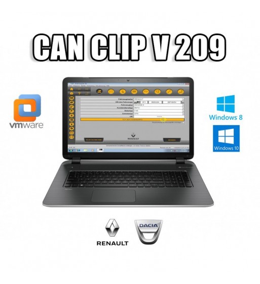 Logiciel Can Clip V209 (VM) - (téléchargement)